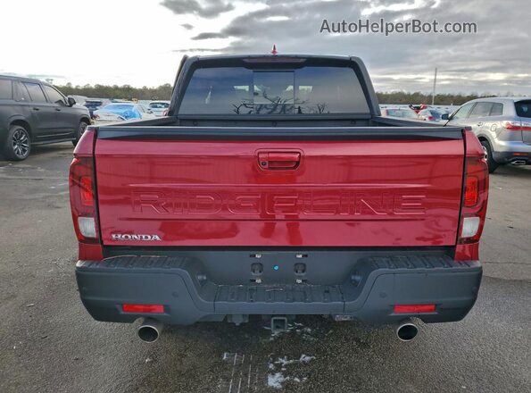 5FPYK3F8XRB000301 2024 HONDA RIDGELINE Red Widok z tyłu