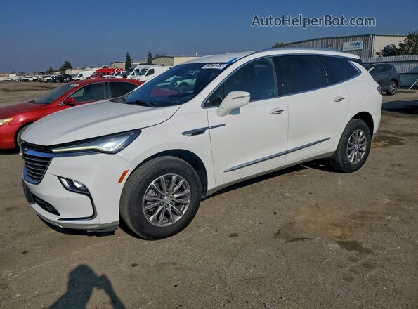 5GAERCKW2NJ131173 2022 BUICK ENCLAVE Белый Передняя левая четверть