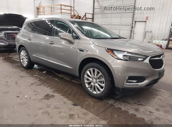 5GAEVBKWXKJ237971 2019 BUICK ENCLAVE Серый Передняя правая четверть