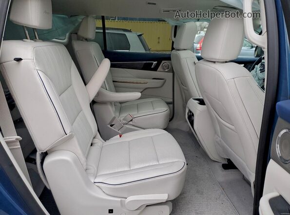 5GAEVCKS7TJ144636 2026 BUICK ENCLAVE Blue Rear interior view