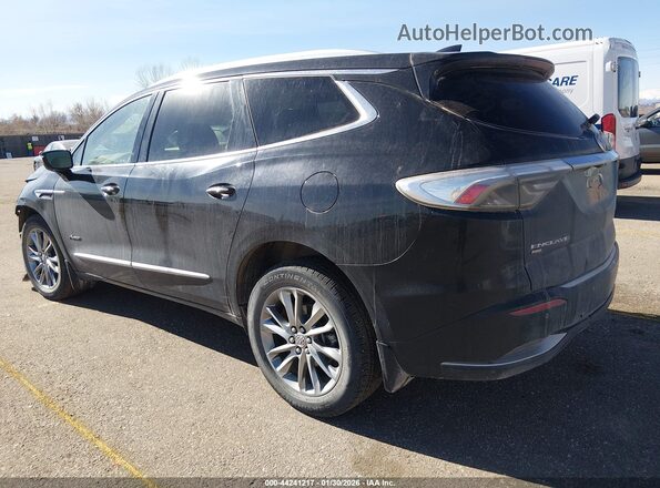 5GAEVCKW4PJ242001 2023 BUICK ENCLAVE Черный Задняя левая четверть