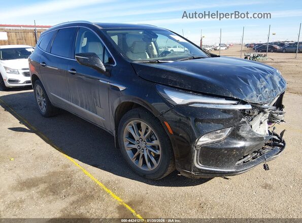 5GAEVCKW4PJ242001 2023 BUICK ENCLAVE Черный Передняя правая четверть