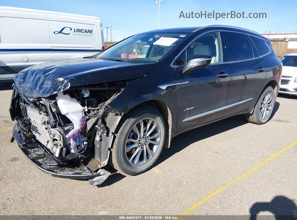 5GAEVCKW4PJ242001 2023 BUICK ENCLAVE Черный Передняя левая четверть