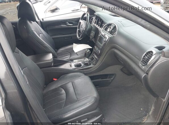 5GAKRBKD0HJ328357 2017 BUICK ENCLAVE Black Widok wnętrza z przodu