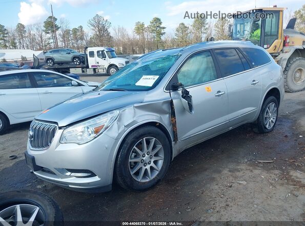 5GAKRBKD2HJ260871 2017 BUICK ENCLAVE Серебряный Передняя левая четверть