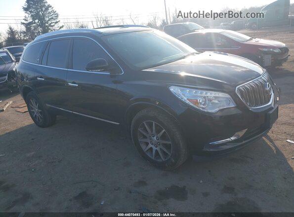 5GAKRBKD7GJ254546 2016 BUICK ENCLAVE Черный Передняя правая четверть