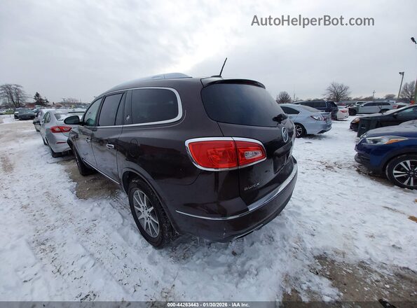 5GAKRBKD8HJ201663 2017 BUICK ENCLAVE Темно-бордовый Задняя левая четверть