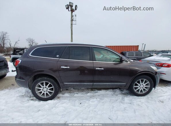 5GAKRBKD8HJ201663 2017 BUICK ENCLAVE Темно-бордовый Вид задней части салона