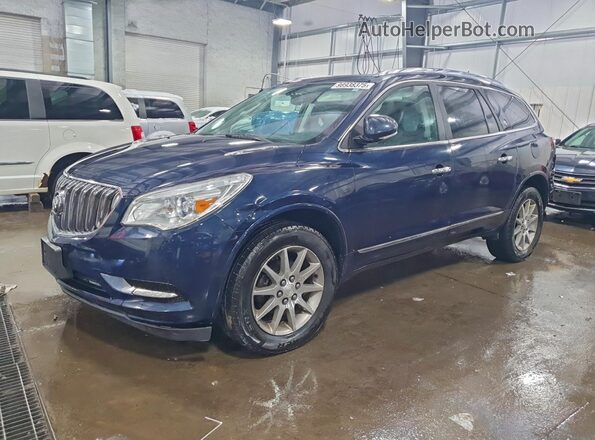 5GAKVBKD1GJ338860 2016 BUICK ENCLAVE Синий Передняя левая четверть