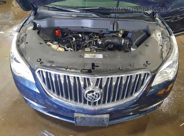 5GAKVBKD1GJ338860 2016 BUICK ENCLAVE Синий Вид подкапотного пространства