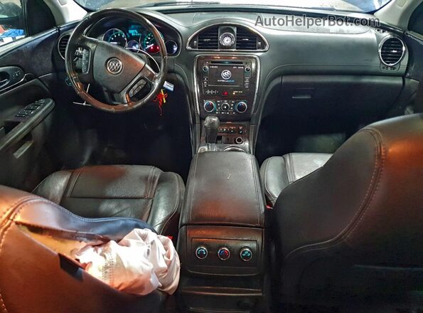 5GAKVBKD1GJ338860 2016 BUICK ENCLAVE Синий Вид панели приборов