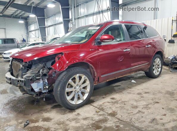 5GAKVCKDXHJ184205 2017 BUICK ENCLAVE Red Vista tres cuartos delantera izquierda