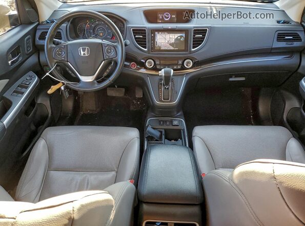 5J6RM4H98GL079863 2016 HONDA CRV Угольный Вид панели приборов