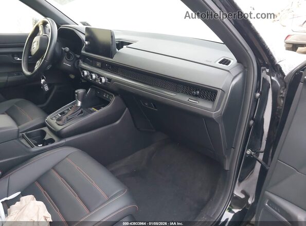 5J6RS5H87SL000596 2025 HONDA CR-V HYBRID Черный Вид салона спереди