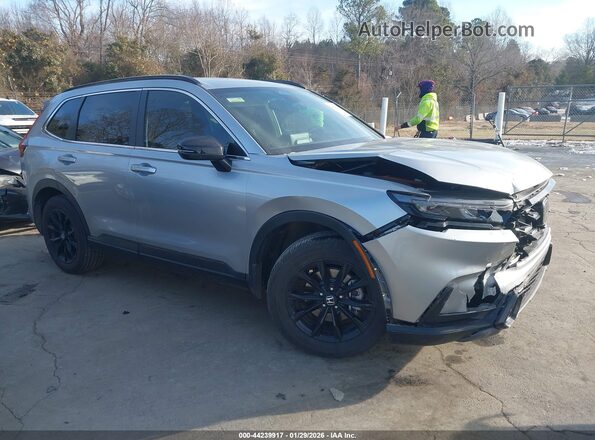 5J6RS6H58SL025017 2025 HONDA CR-V HYBRID Серый Вид задней части салона