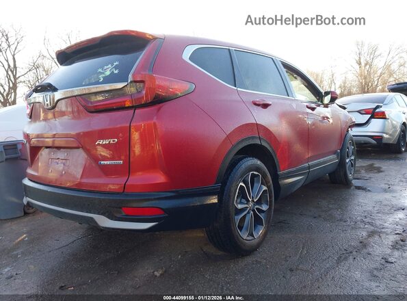 5J6RT6H87NL018054 2022 HONDA CR-V HYBRID Красный Задняя правая четверть