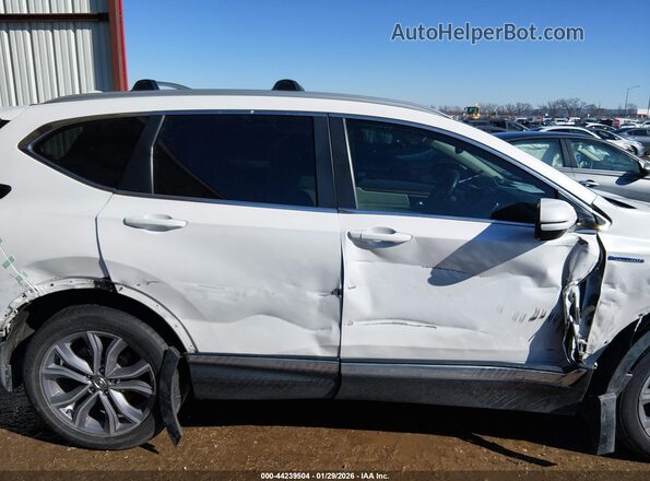 5J6RT6H91NL055805 2022 HONDA CR-V HYBRID White Widok wnętrza z tyłu