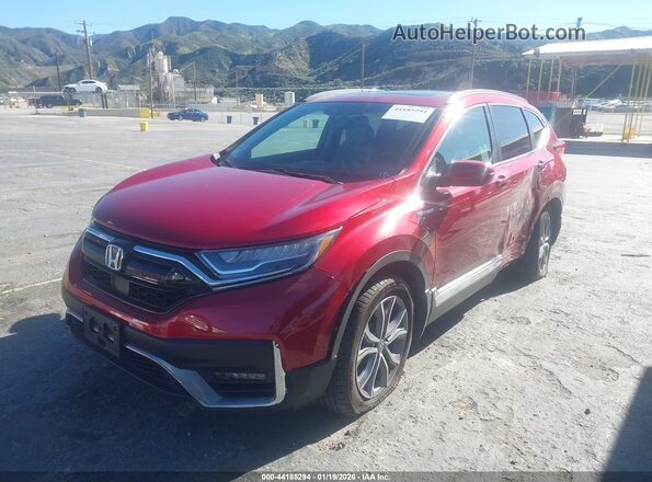 5J6RT6H99NL024883 2022 HONDA CR-V HYBRID Красный Передняя левая четверть