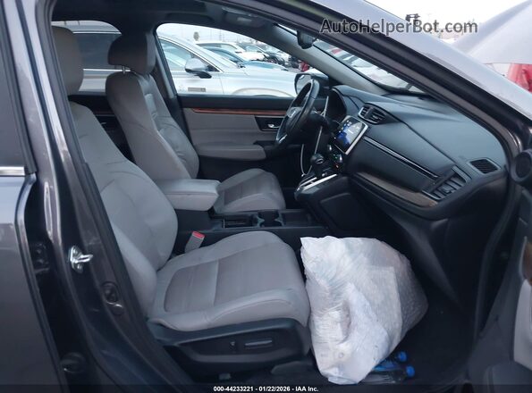 5J6RW1H83KA022345 2019 HONDA CR-V Серый Вид салона спереди