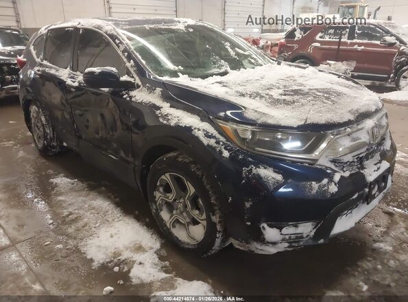 5J6RW2H52HL068855 2017 HONDA CRV Синий Передняя правая четверть