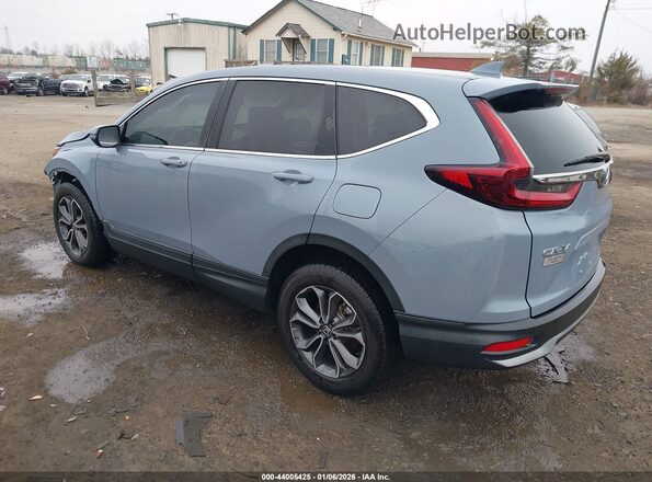 5J6RW2H80ML004138 2021 HONDA CRV Light Blue Задняя левая четверть