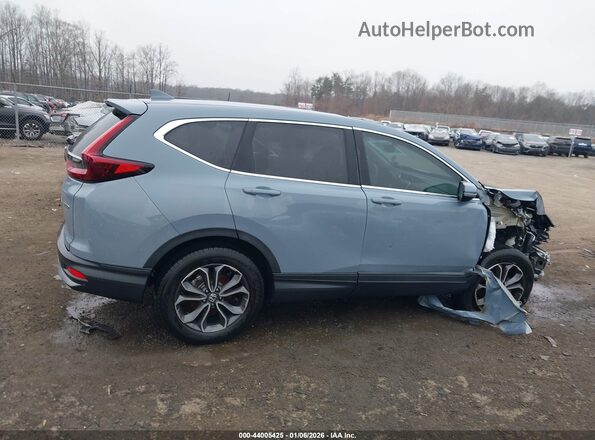 5J6RW2H80ML004138 2021 HONDA CRV Light Blue Вид спереди