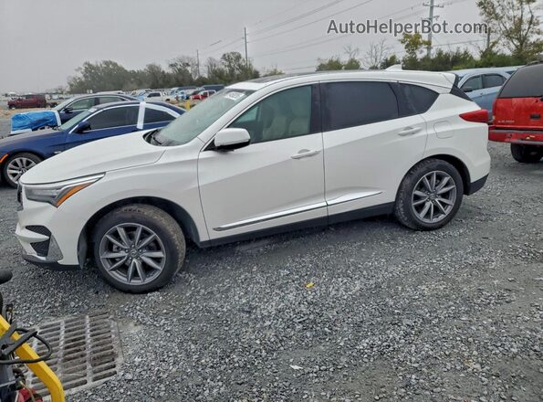 5J8TC1H52LL006199 2020 ACURA RDX White Vista tres cuartos delantera izquierda