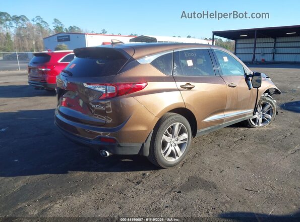 5J8TC1H72KL005392 2019 ACURA RDX Коричневый Задняя правая четверть