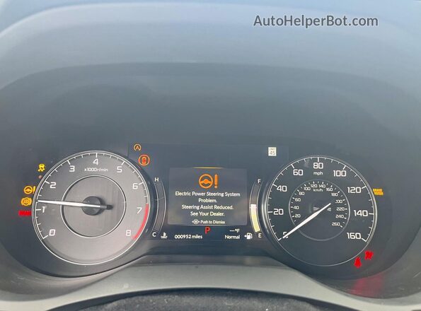 5J8TC2H50SL024401 2025 ACURA RDX Красный Вид щитка приборов