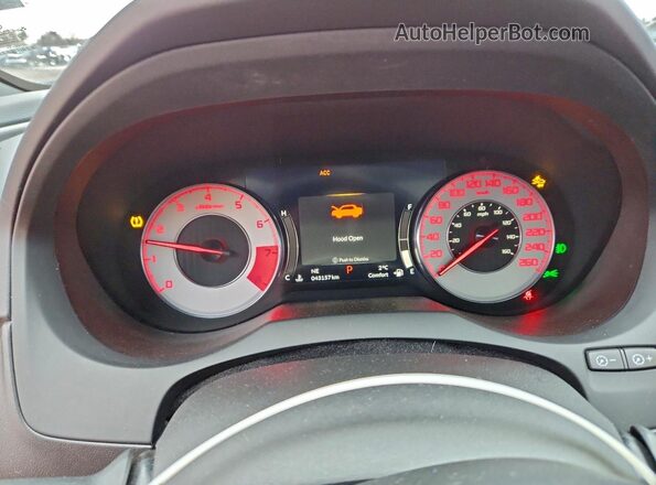 5J8TC2H68ML804044 2021 ACURA RDX Gray Instrument cluster view