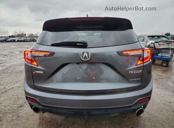 5J8TC2H68ML804044 2021 ACURA RDX Gray Rear view