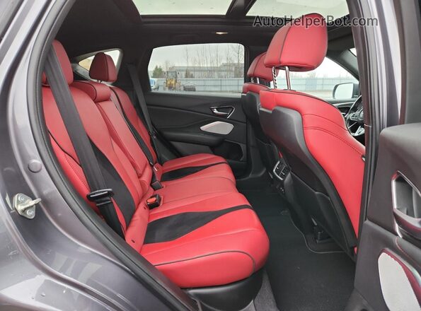 5J8TC2H68ML804044 2021 ACURA RDX Gray Rear interior view