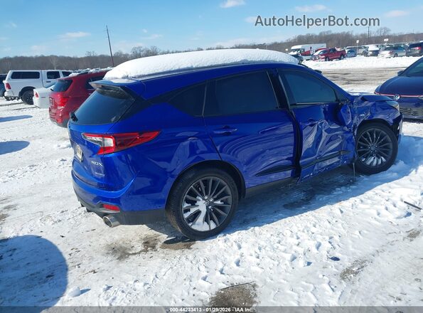 5J8TC2H84PL000815 2023 ACURA RDX Blue Հետևի աջ