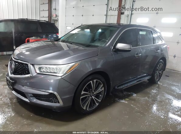 5J8YD4H54LL038043 2020 ACURA MDX Gray Vista tres cuartos delantera izquierda
