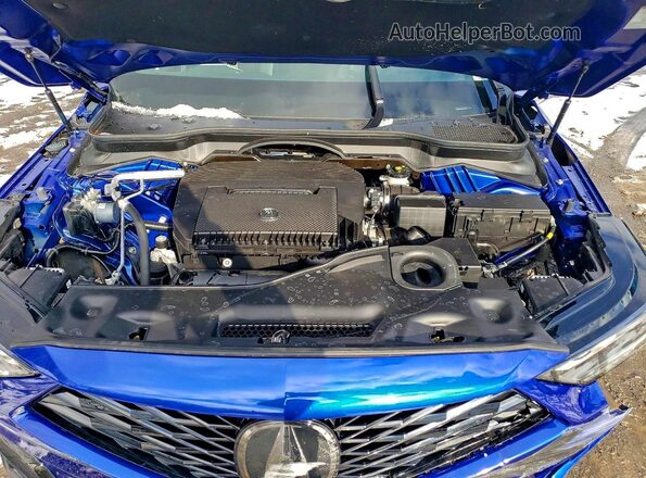 5J8YE1H00SL009072 2025 ACURA MDX Синий Вид подкапотного пространства