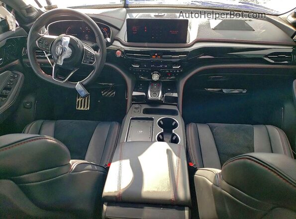 5J8YE1H00SL009072 2025 ACURA MDX Синий Вид панели приборов