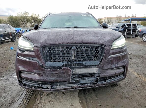 5LM5J7XC0RGL02123 2024 LINCOLN AVIATOR Бордовый Вид спереди