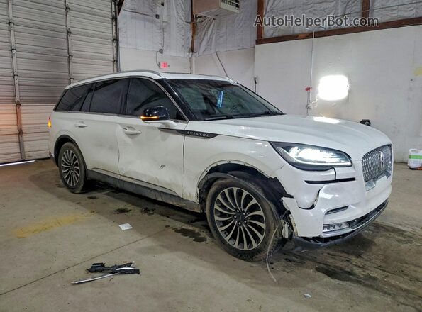 5LM5J7XC2MGL07428 2021 LINCOLN AVIATOR White Delantero derecho