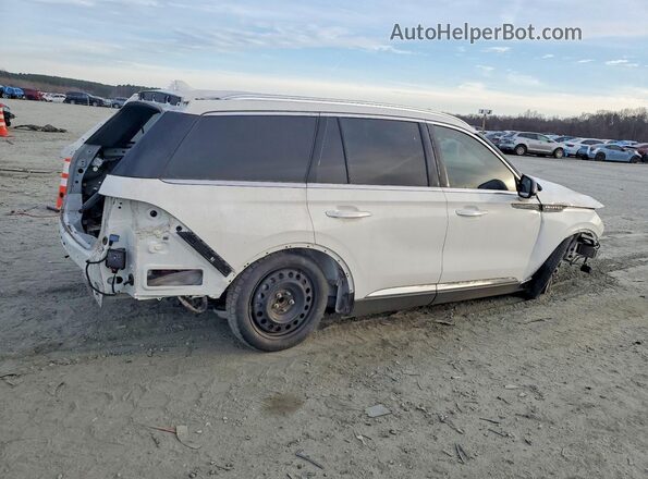 5LM5J7XC2NGL21332 2022 LINCOLN AVIATOR Белый Задняя правая четверть