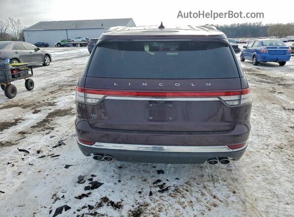 5LM5J7XC2RGL08568 2024 LINCOLN AVIATOR Бордовый Вид сзади