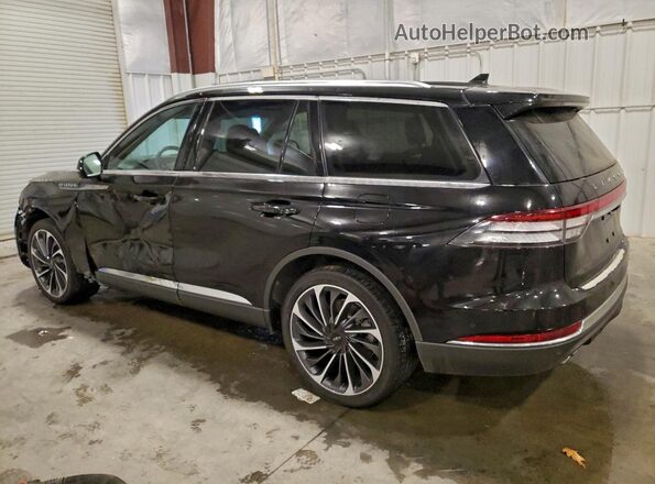 5LM5J7XC4MGL09312 2021 LINCOLN AVIATOR Черный Задняя левая четверть