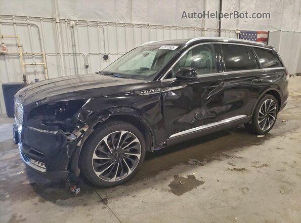 5LM5J7XC4MGL09312 2021 LINCOLN AVIATOR Черный Передняя левая четверть