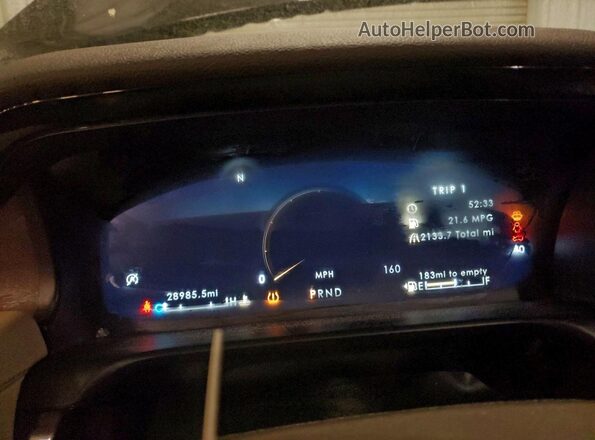 5LM5J7XC4MGL09312 2021 LINCOLN AVIATOR Черный Вид щитка приборов