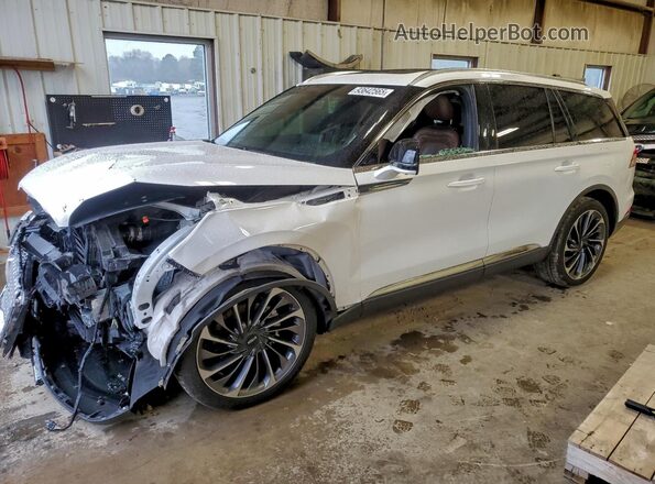 5LM5J7XC5MGL03163 2021 LINCOLN AVIATOR White Передня ліва чверть