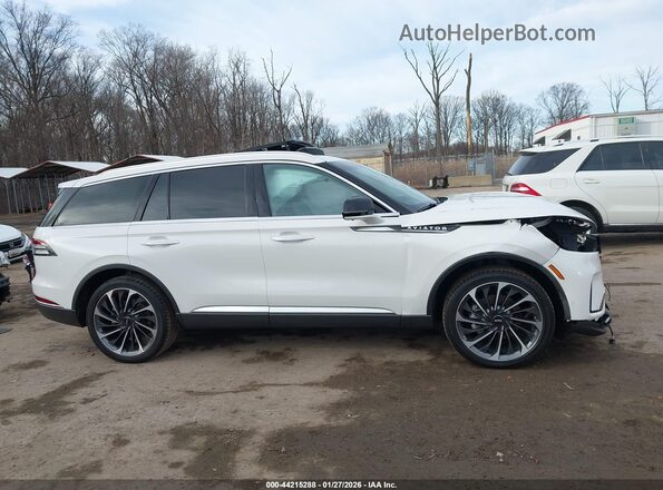 5LM5J7XC6SGL12371 2025 LINCOLN AVIATOR Белый Панорамный вид салона 360°
