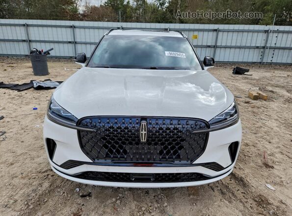 5LM5J7XC8SGL21766 2025 LINCOLN AVIATOR White Vista frontal