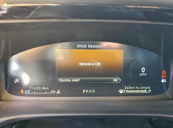 5LM5J7XC9NGL03426 2022 LINCOLN AVIATOR Белый Вид щитка приборов