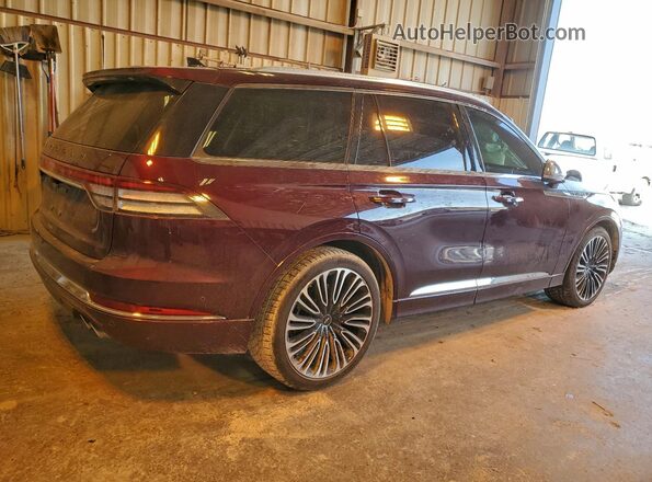 5LM5J9XC2MGL06033 2021 LINCOLN AVIATOR Бордовый Задняя правая четверть
