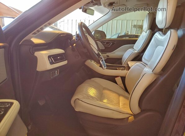 5LM5J9XC2MGL06033 2021 LINCOLN AVIATOR Бордовый Вид салона спереди