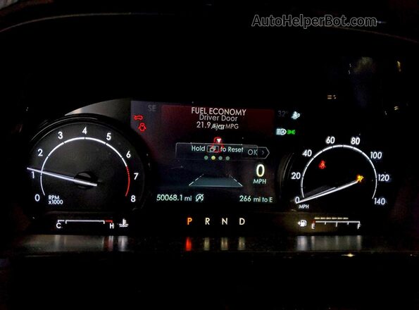 5LMCJ1C97LUL12431 2020 LINCOLN CORSAIR Серебряный Вид щитка приборов